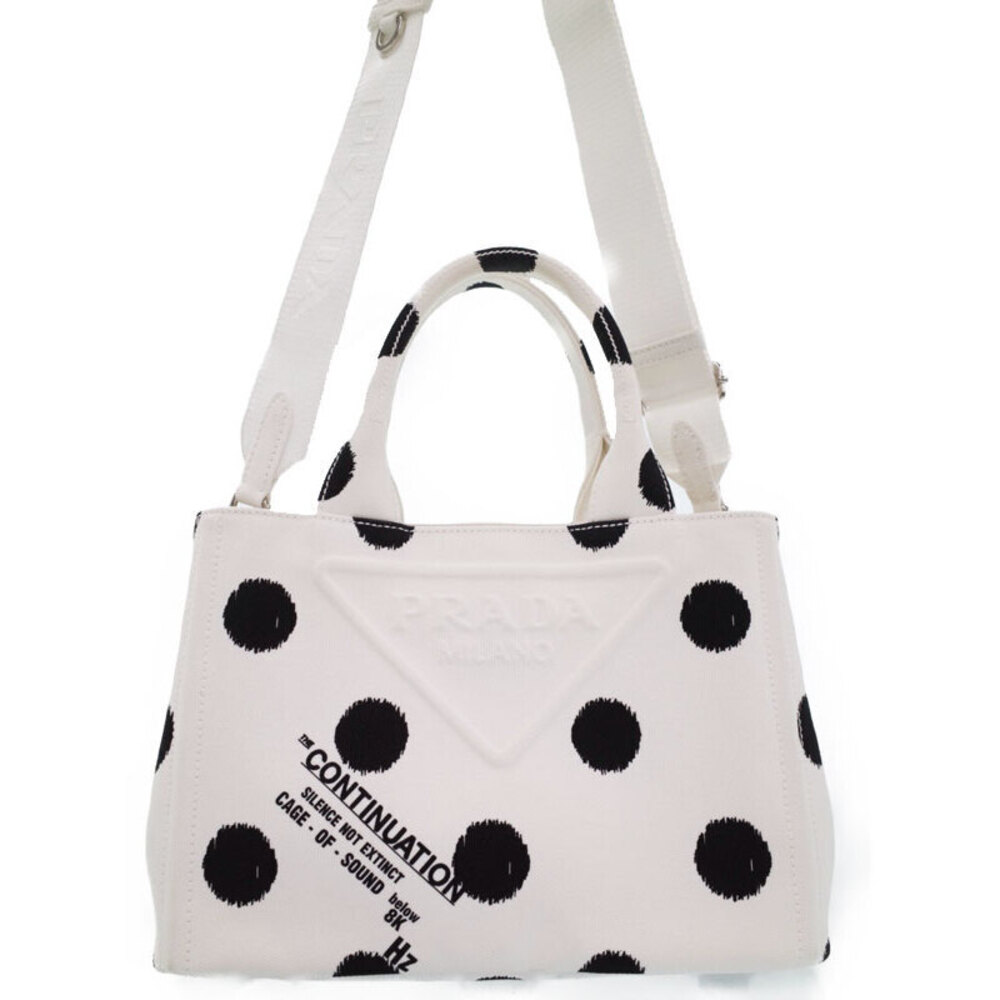 Prada Canapa Canvas Tote Bag